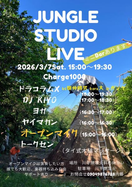 JUNGLE STUDIO LIVE